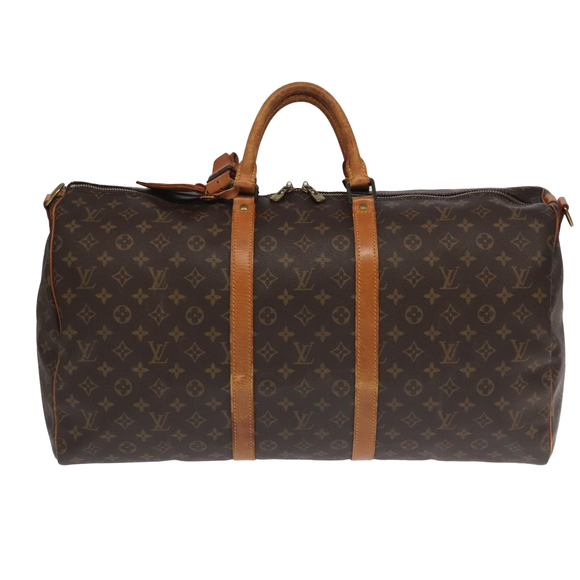 LOUIS VUITTON Monogram Keepall Bandouliere 55 Boston Bag M41414 LV Auth 95973 - Picture 13 of 16